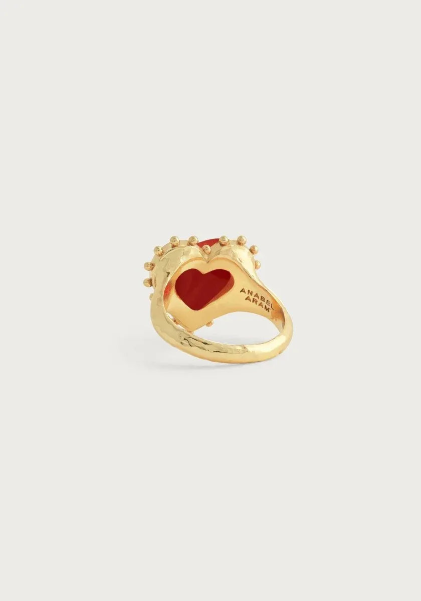 Heart With Stone Ring - Anabel Aram
