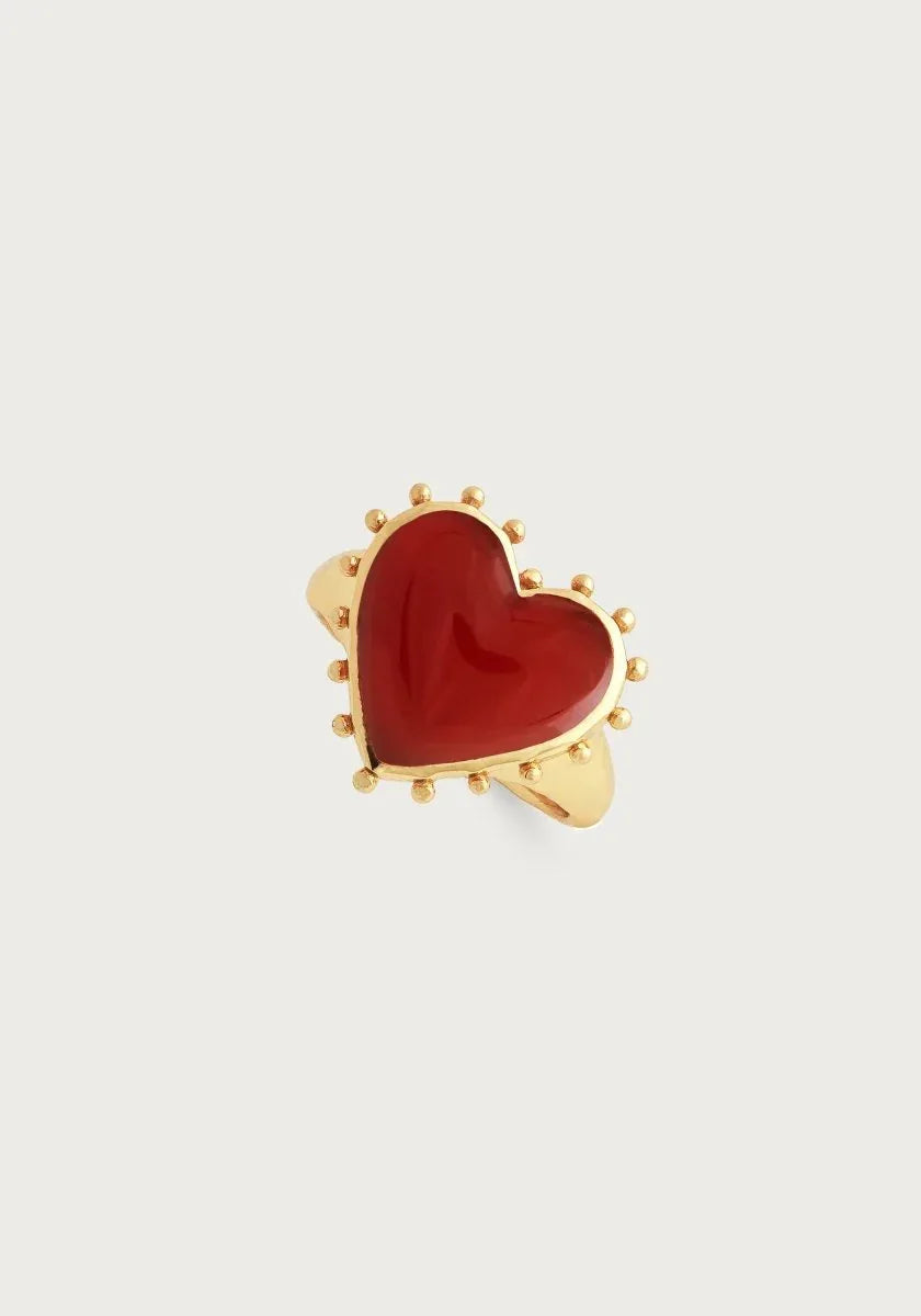 Heart With Stone Ring - Anabel Aram