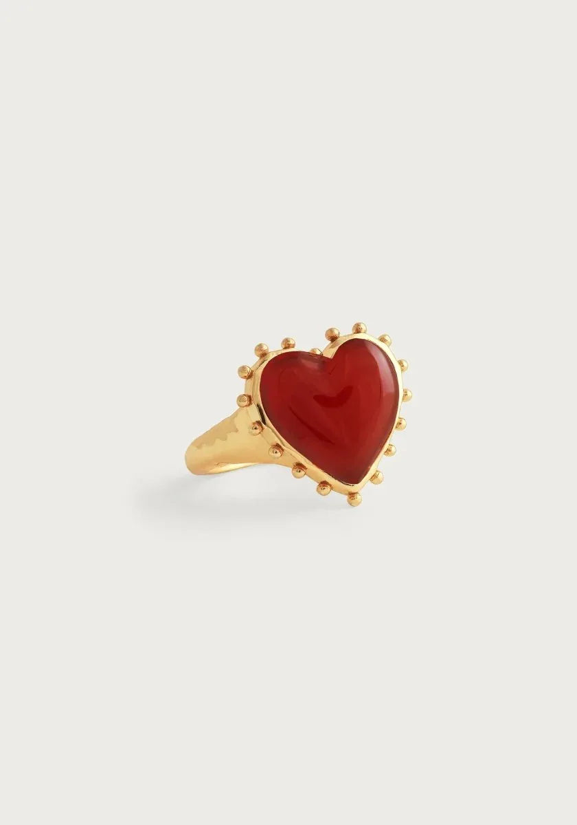 Heart With Stone Ring - Anabel Aram
