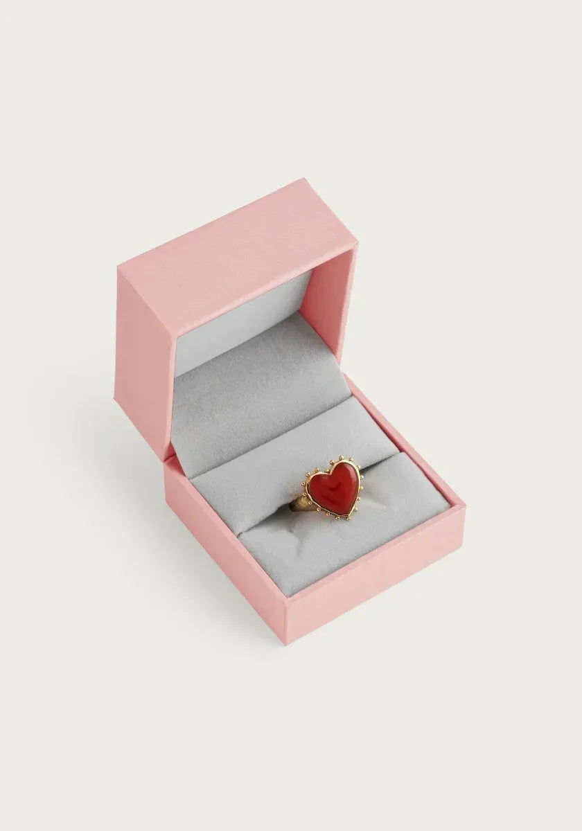 Heart With Stone Ring - Anabel Aram