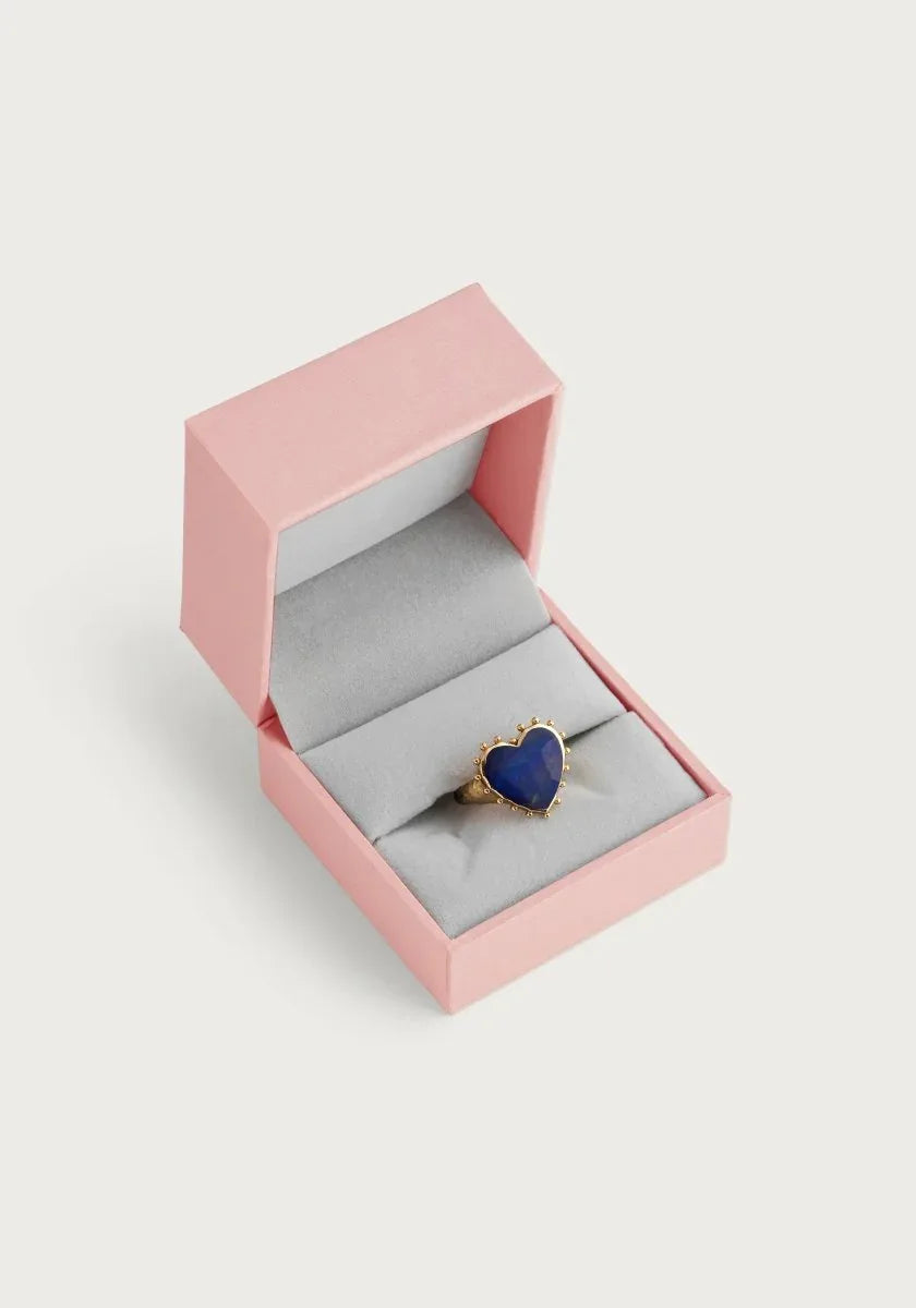 Heart With Stone Ring - Anabel Aram