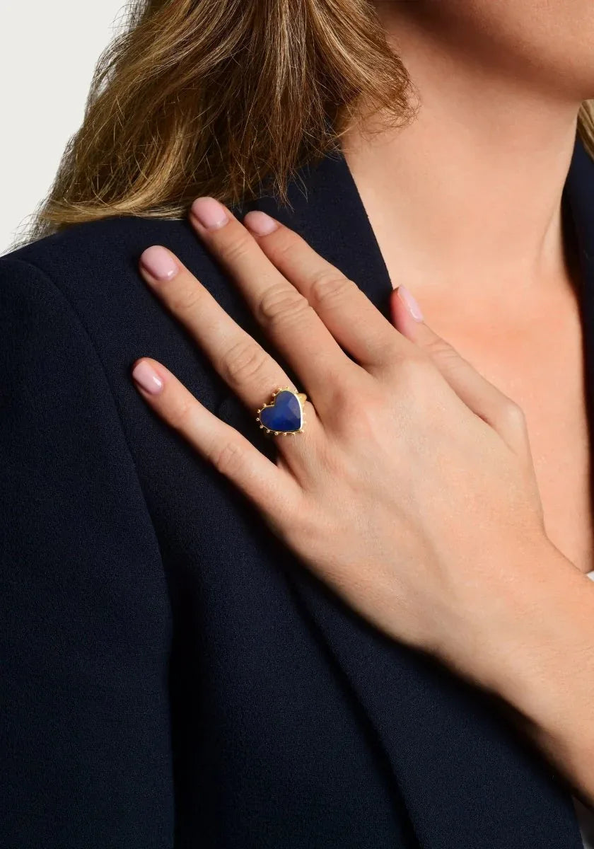 Heart With Stone Ring - Anabel Aram
