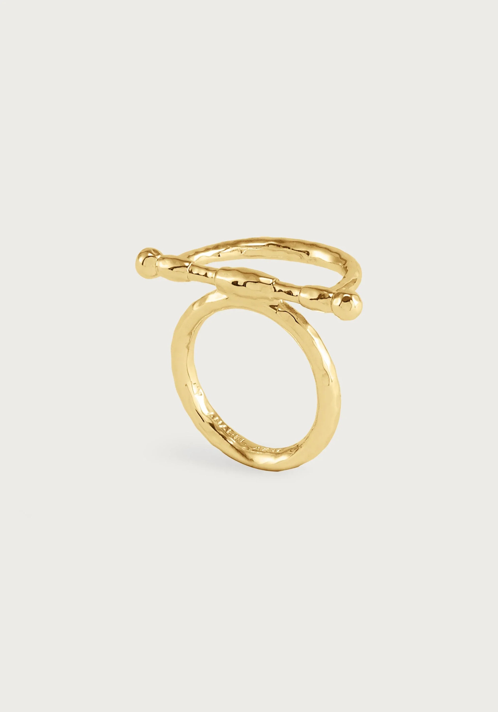 Cheval Bit Ring, Gold