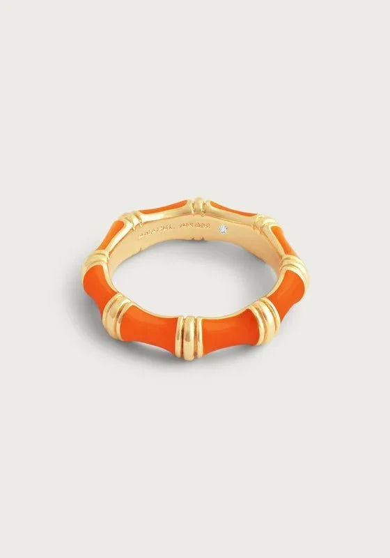 Bamboo Enameled Ring - Anabel Aram