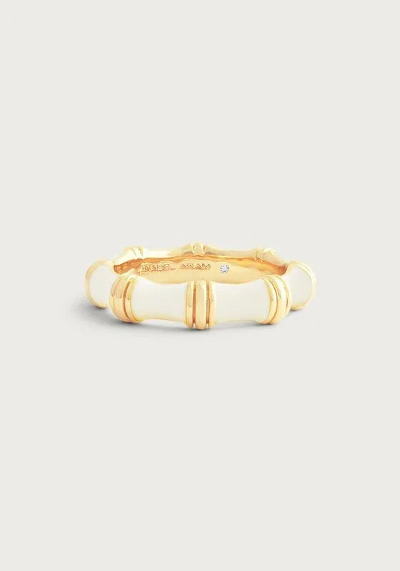 Bamboo Enameled Ring - Anabel Aram
