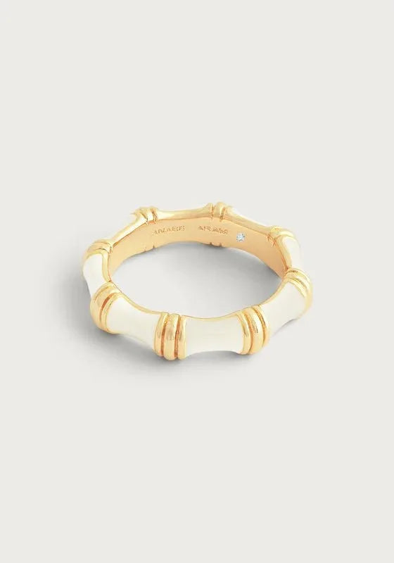 Bamboo Enameled Ring - Anabel Aram