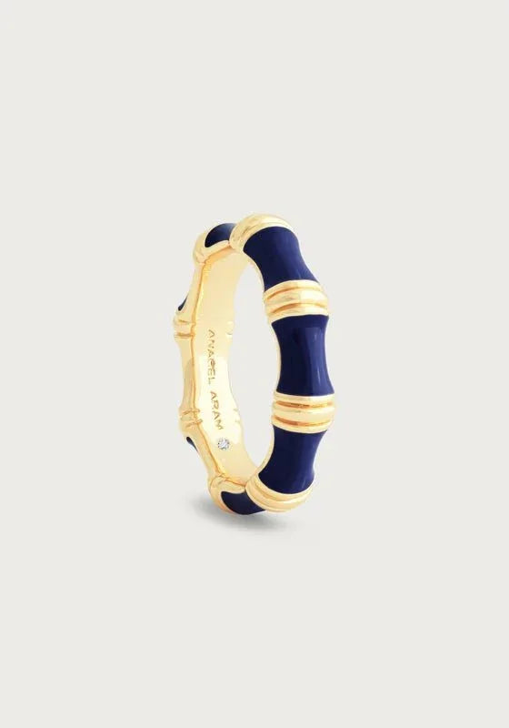 Bamboo Enameled Ring - Anabel Aram