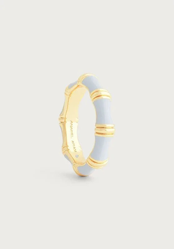 Bamboo Enameled Ring - Anabel Aram