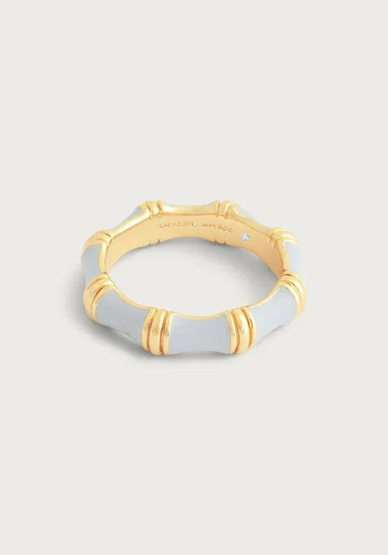 Bamboo Enameled Ring - Anabel Aram