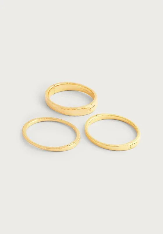 Farrier Wide Hinged Bangle - Anabel Aram