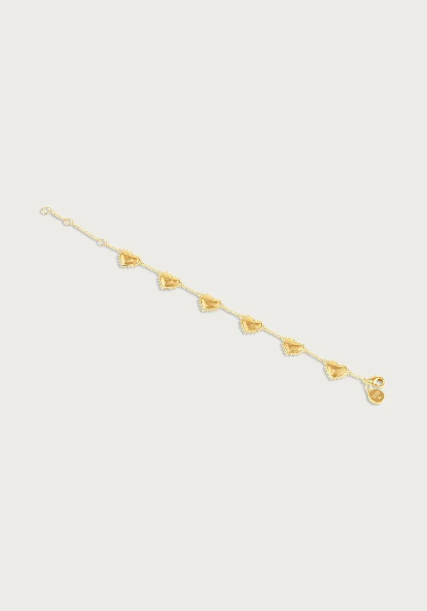Heart Station Bracelet - Anabel Aram