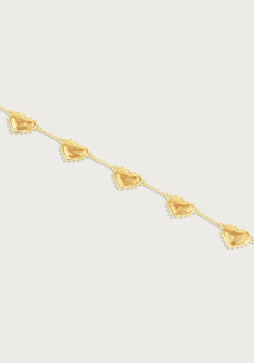 Heart Station Bracelet - Anabel Aram
