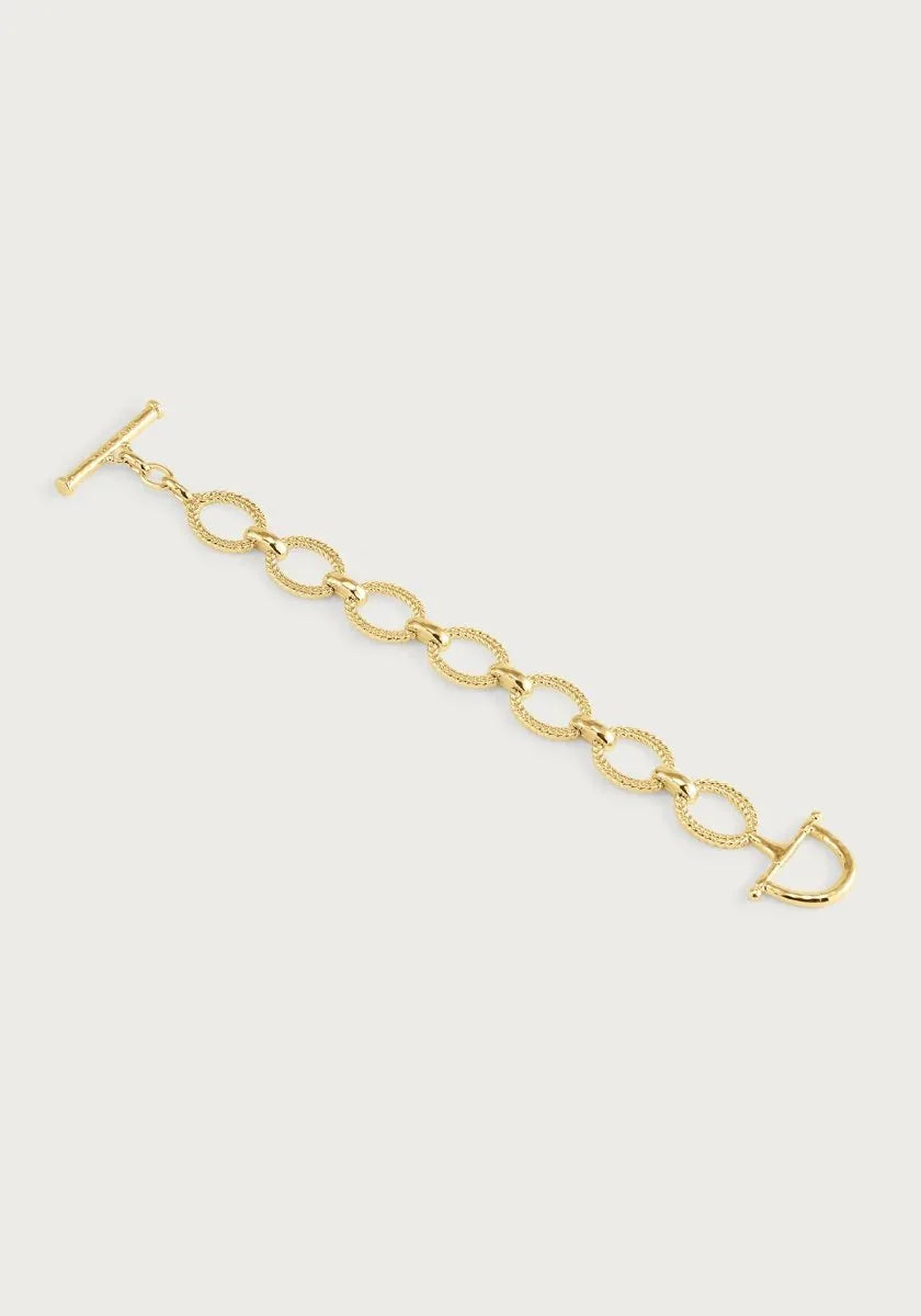 Cheval Chain Bracelet, Gold - Anabel Aram