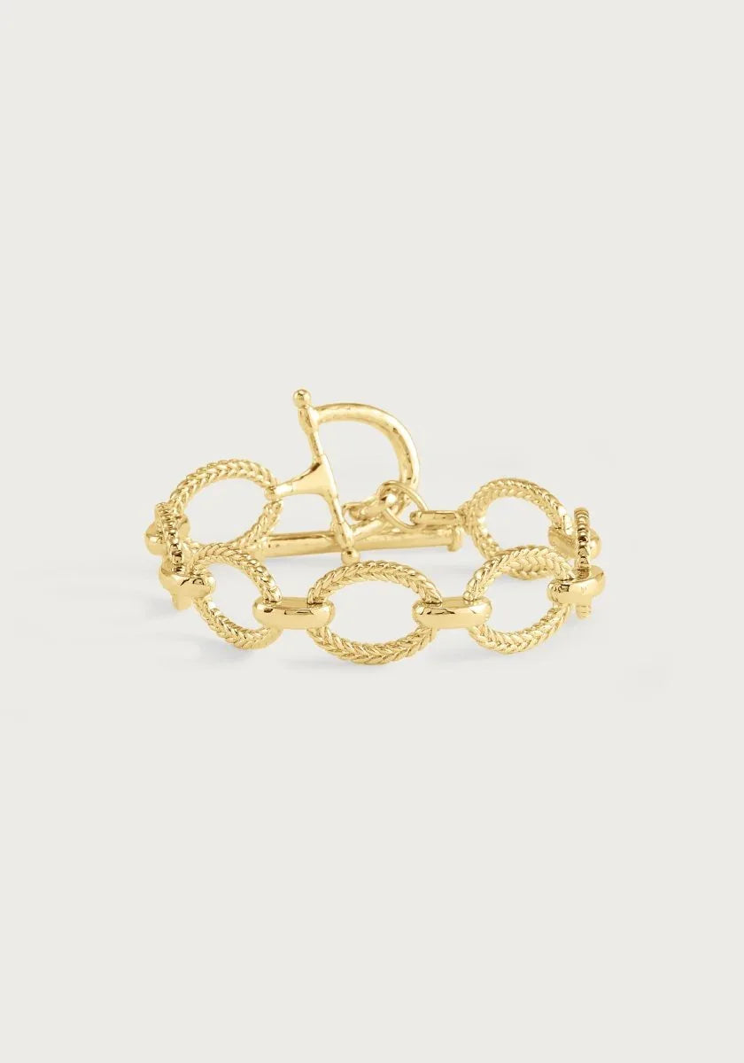 Cheval Chain Bracelet, Gold - Anabel Aram