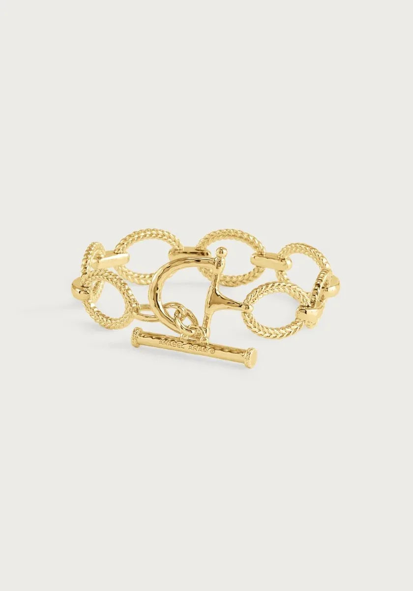 Cheval Chain Bracelet, Gold - Anabel Aram