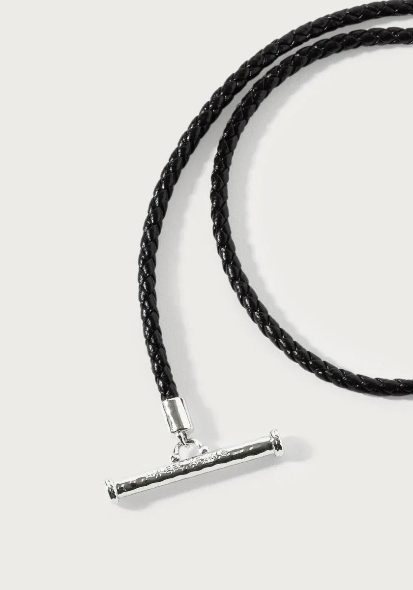 Cheval Leather Wrap Bracelet, Silver - Anabel Aram