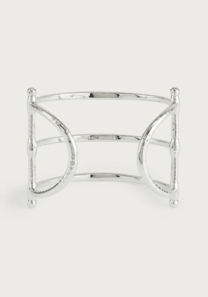 Cheval Bit Cuff, Silver - Anabel Aram