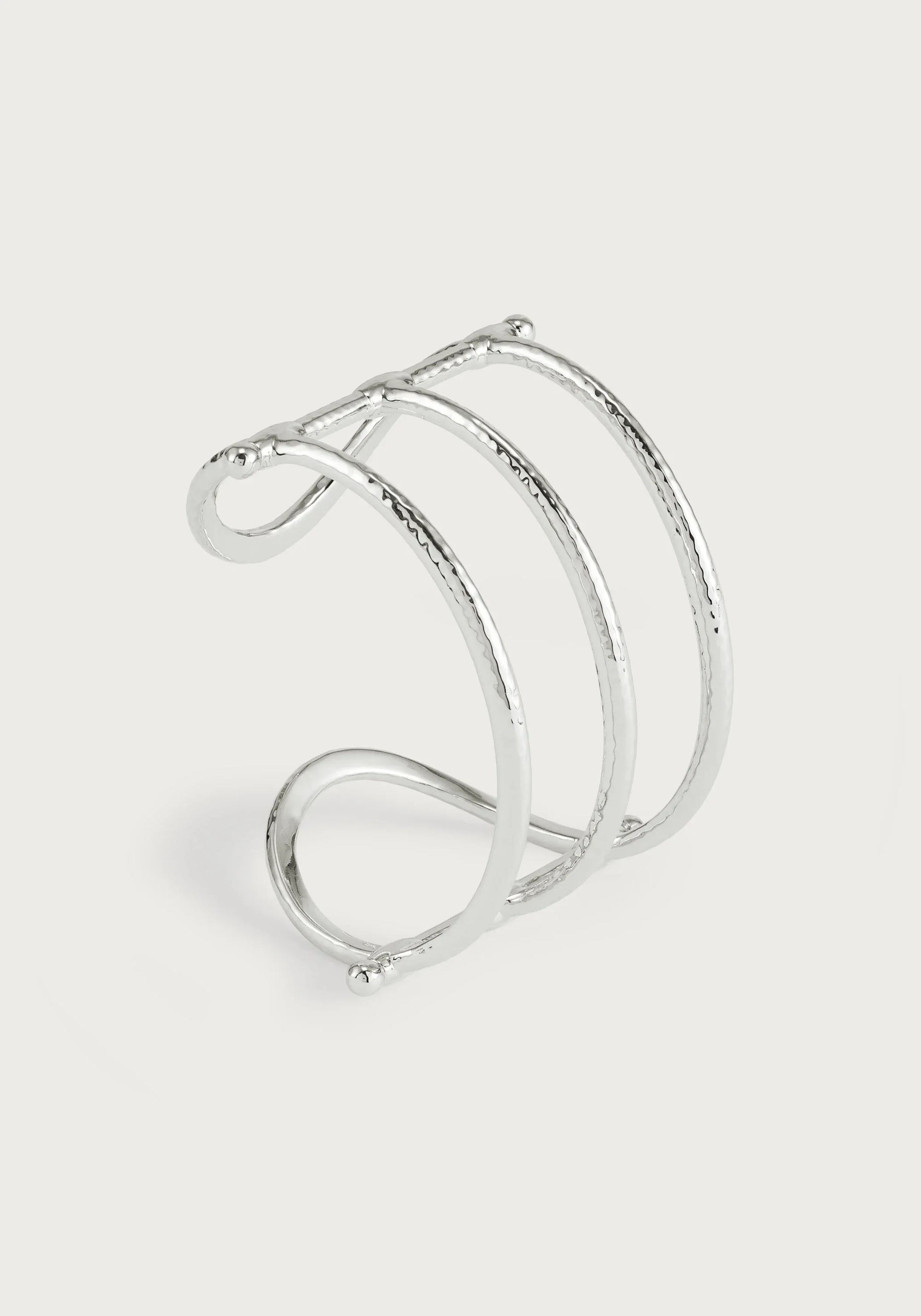 Cheval Bit Cuff, Silver
