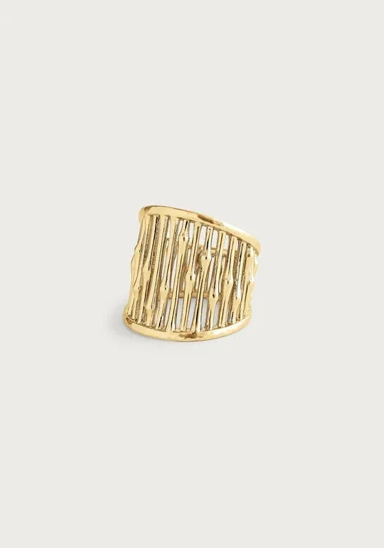 Bamboo Wide Ring - Anabel Aram
