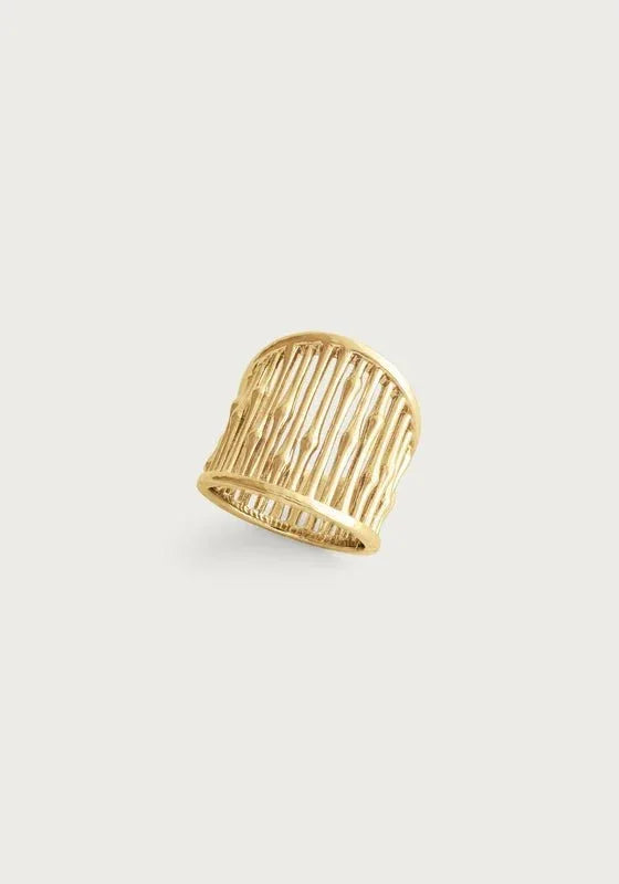 Bamboo Wide Ring - Anabel Aram