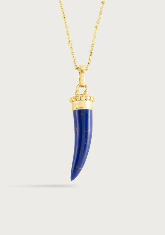 Forza Stone Horn Charm, Lapis