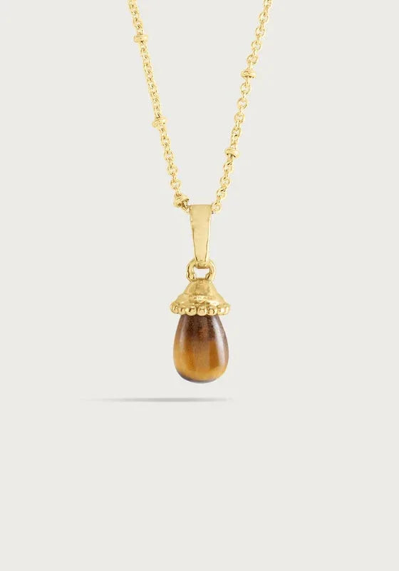 Forza Stone Drop Charm, Tigers Eye