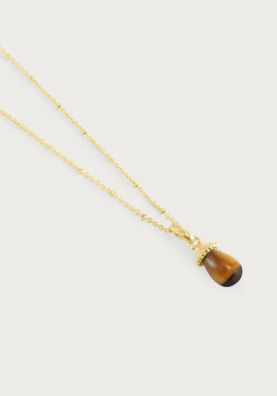 Forza Stone Drop Charm, Tigers Eye