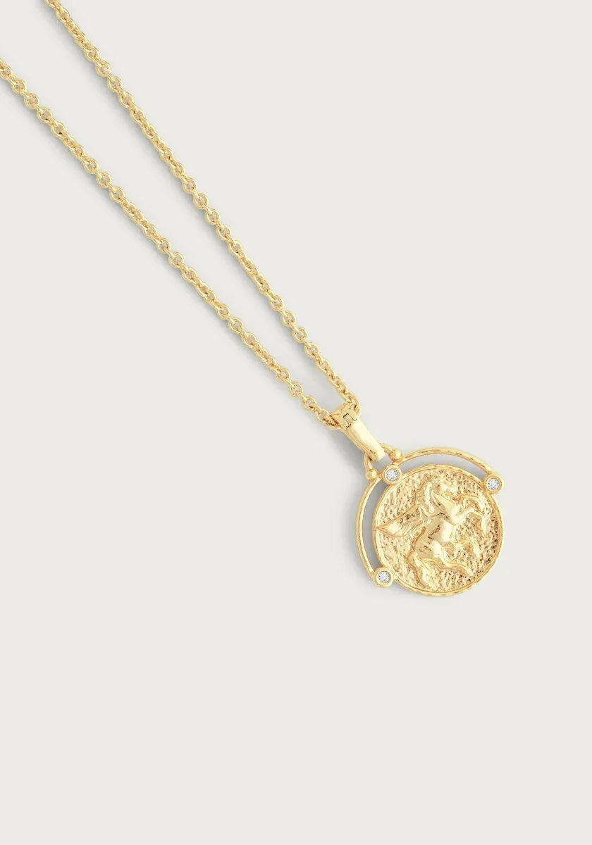 Pegasus Gold Coin Charm - Anabel Aram