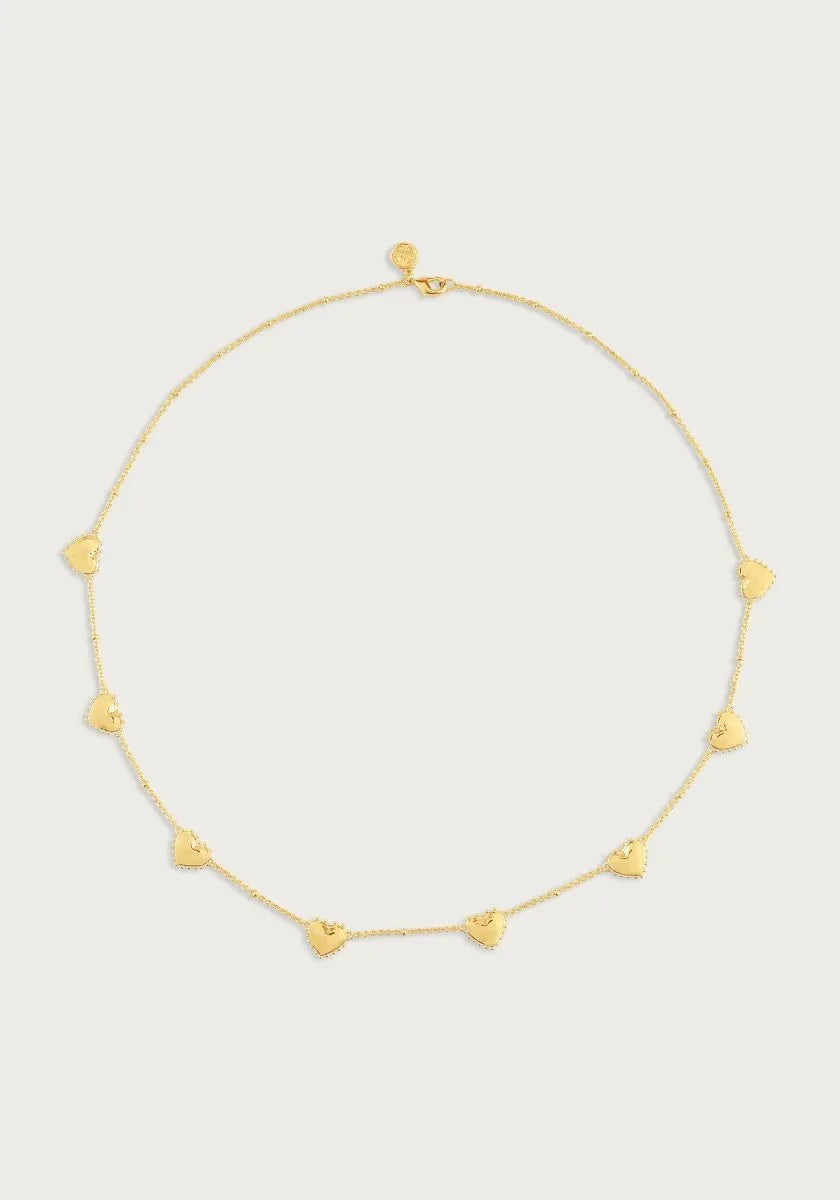 Heart Station Necklace - Anabel Aram