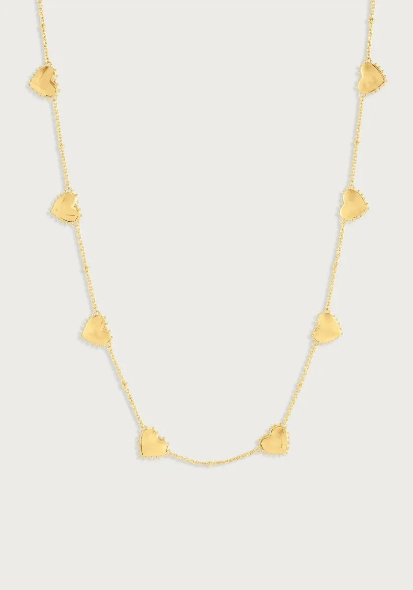 Heart Station Necklace - Anabel Aram
