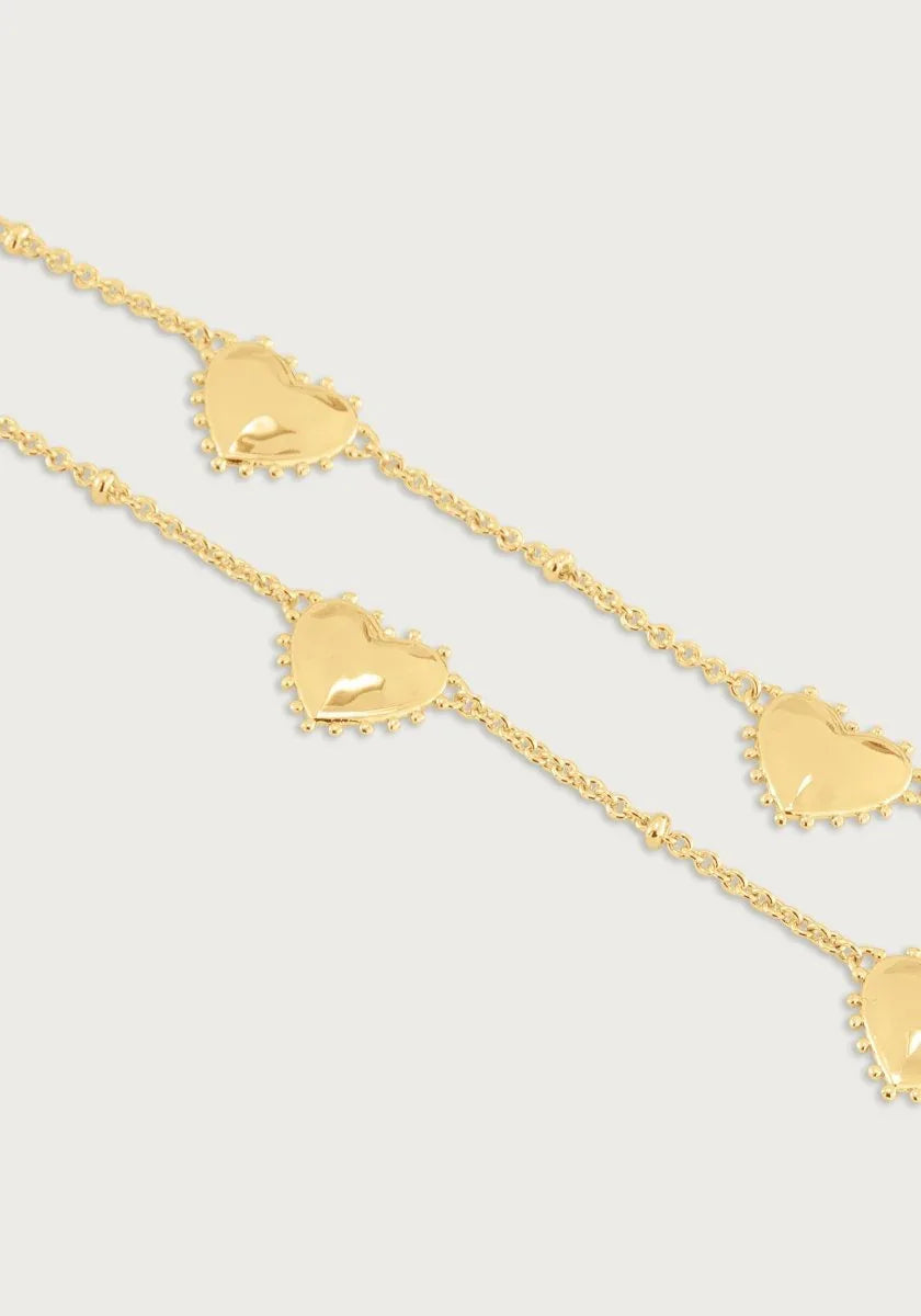Heart Station Necklace - Anabel Aram