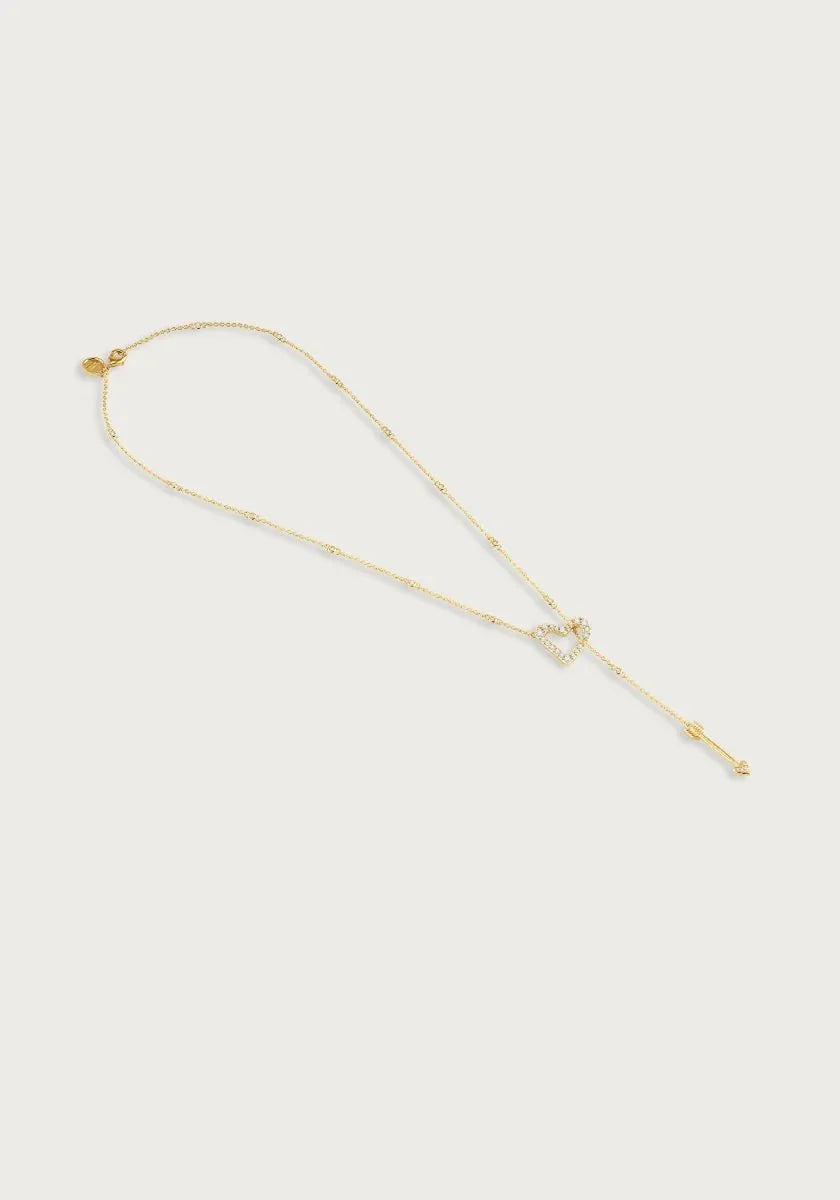 Heart Lariat Necklace - Anabel Aram