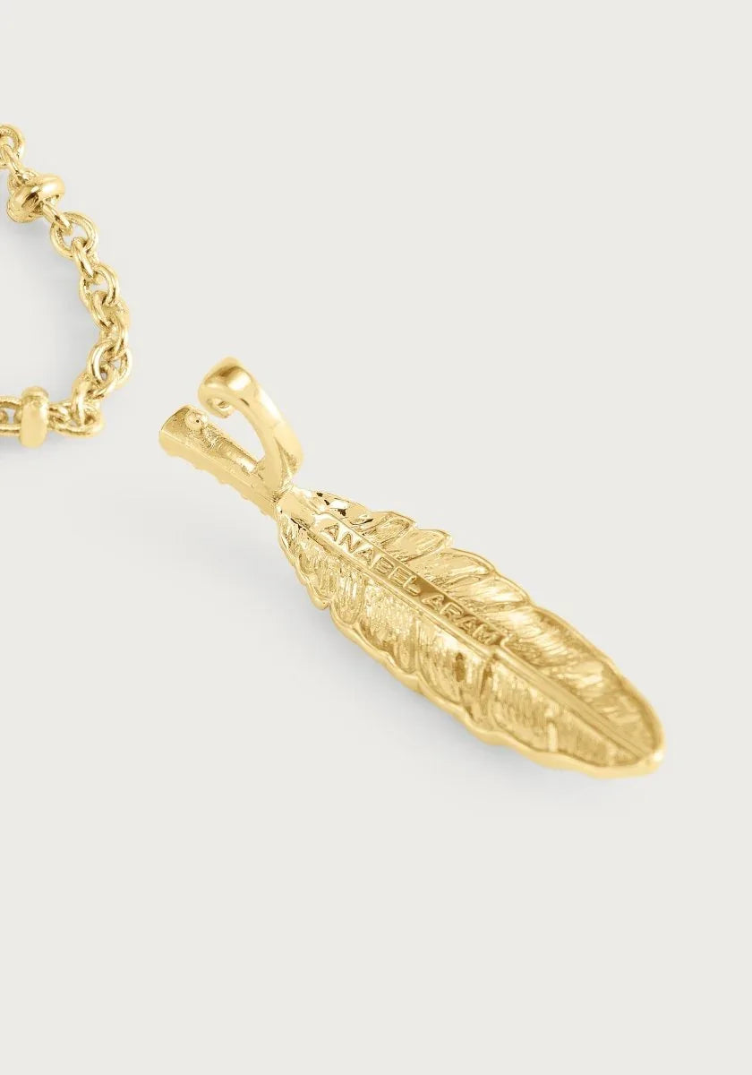 Feather Small Charm - Anabel Aram