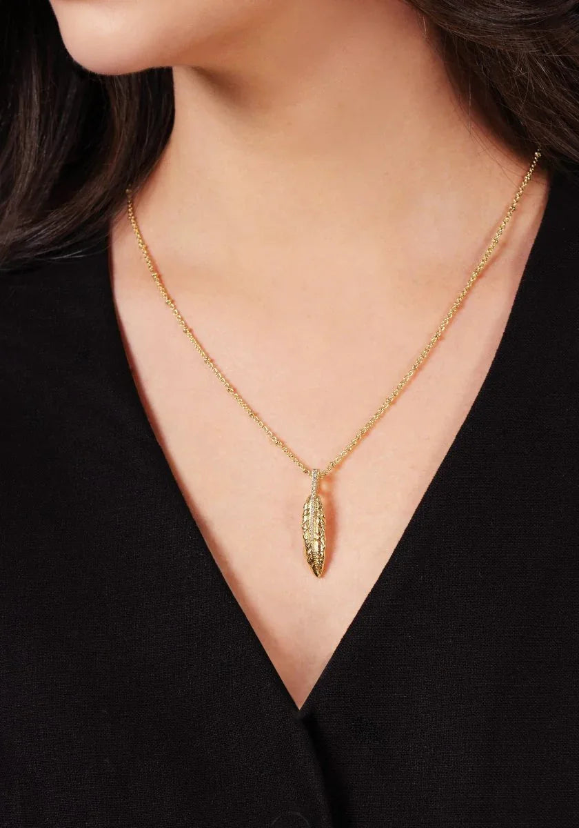 Feather Small Charm - Anabel Aram