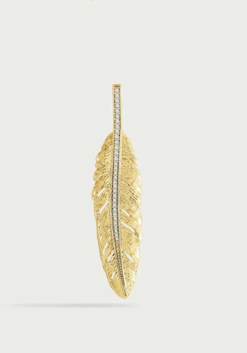 Feather Large Charm - Anabel Aram