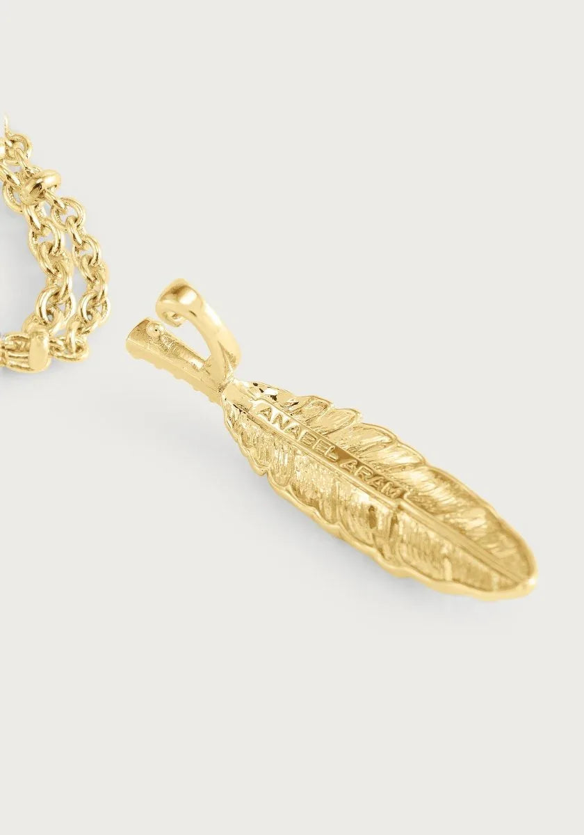 Feather Large Charm - Anabel Aram