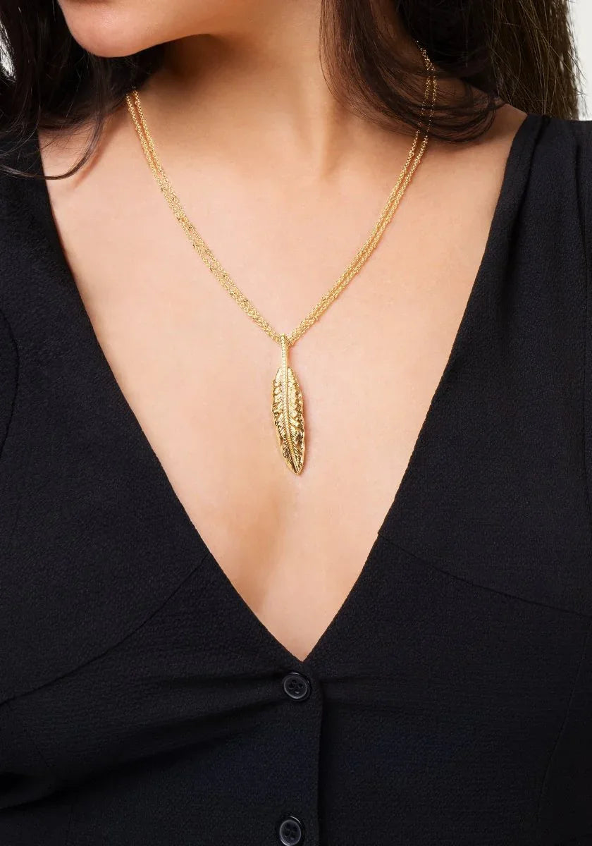 Feather Large Charm - Anabel Aram