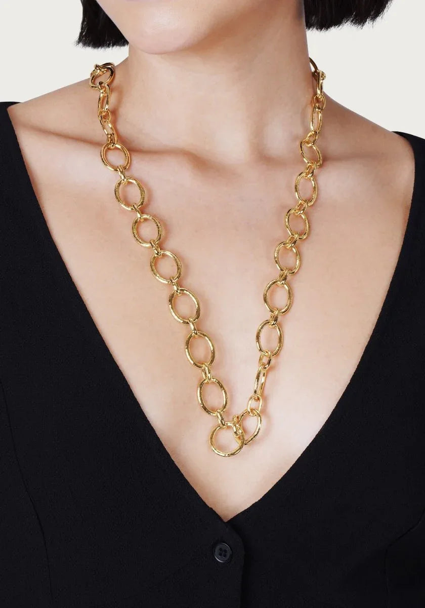 Cheval Chain Necklace, Gold - Anabel Aram