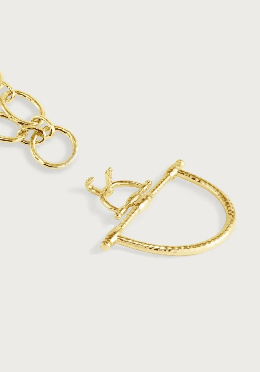 Cheval Bit Pendant, Gold - Anabel Aram