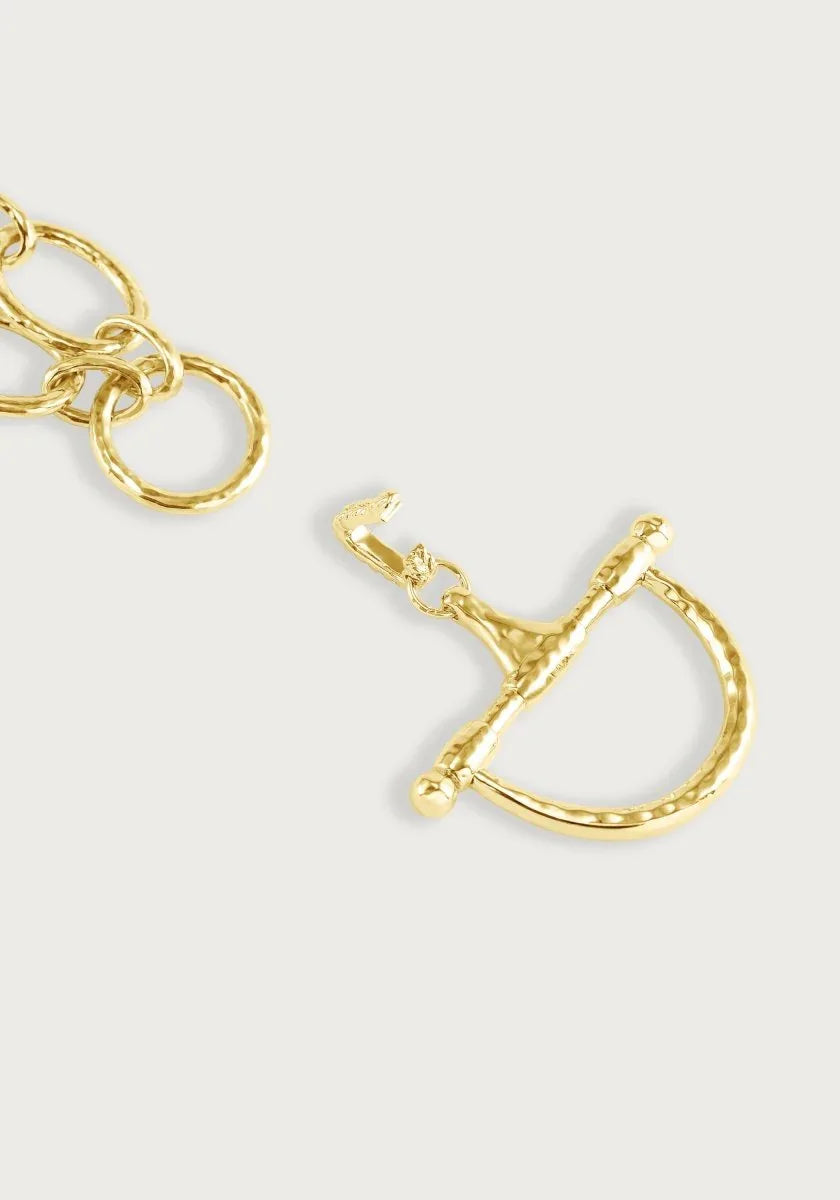 Cheval Medium Bit Pendant, Gold - Anabel Aram