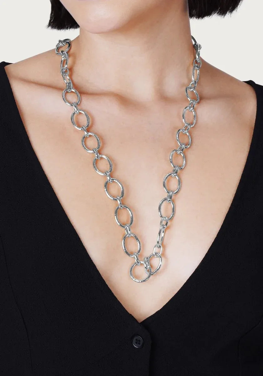 Cheval Chain Necklace, Silver - Anabel Aram