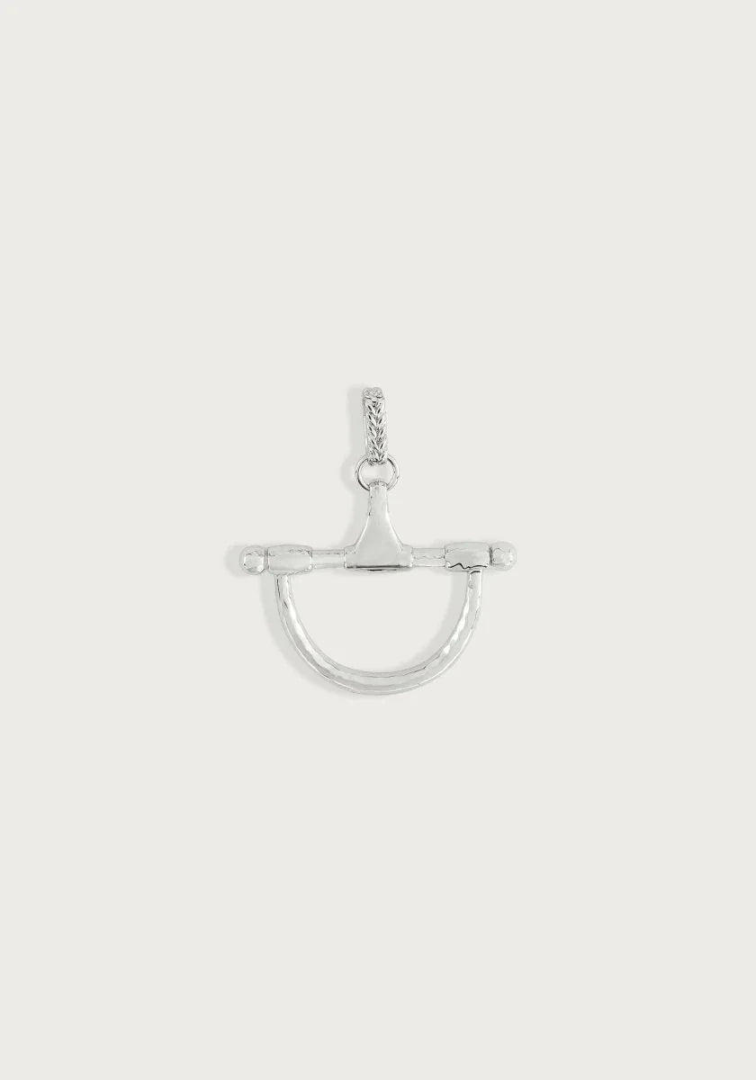Cheval Medium Bit Pendant, Silver - Anabel Aram