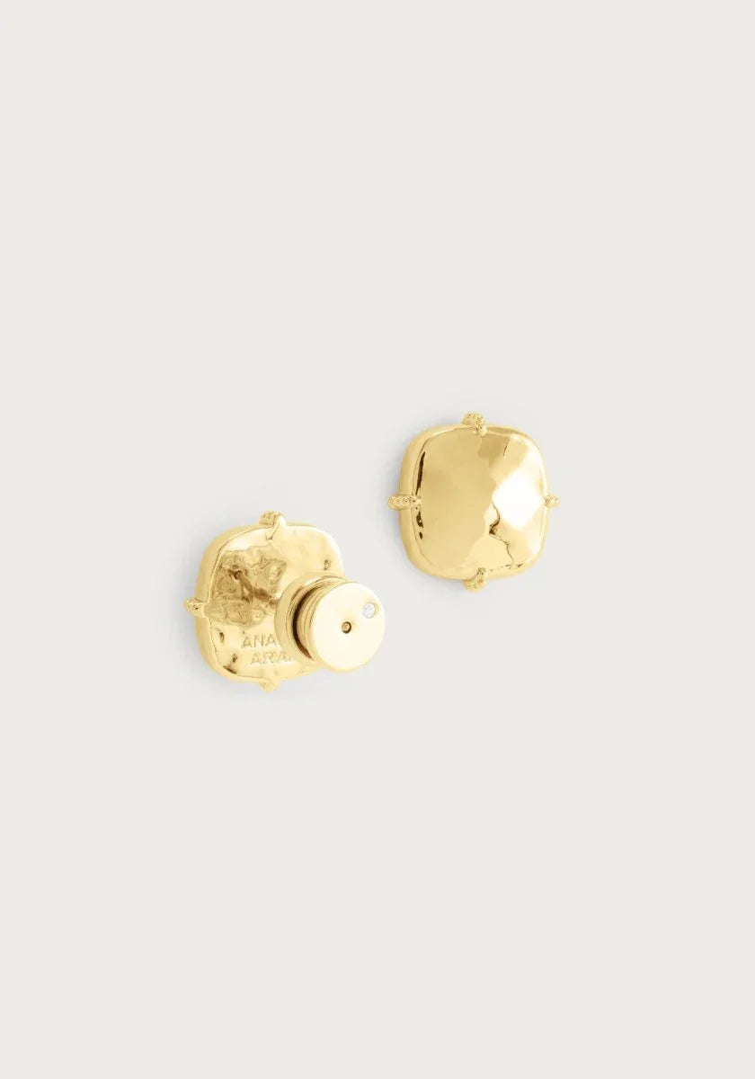 Farrier Stud Earrings, Gold - Anabel Aram