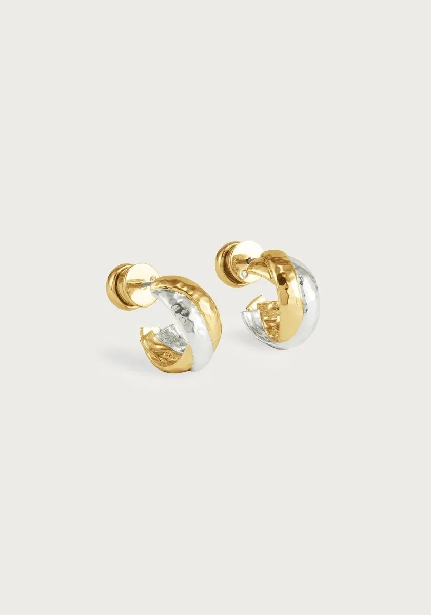 Farrier Triple Huggie Hoop Earrings - Anabel Aram