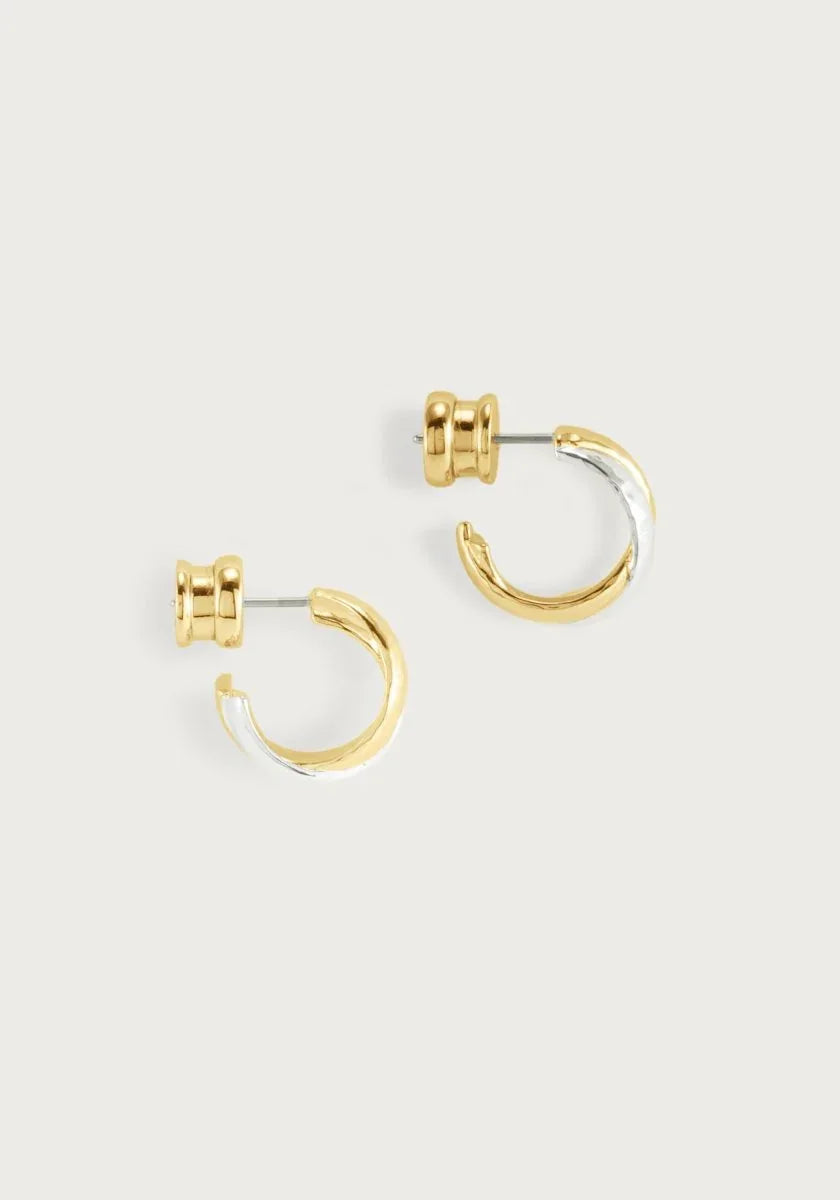 Farrier Triple Huggie Hoop Earrings - Anabel Aram