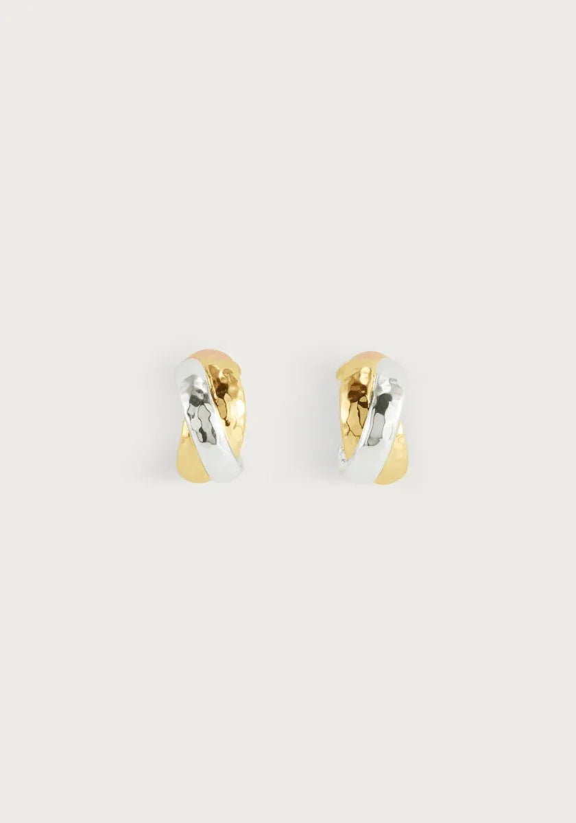 Farrier Triple Huggie Hoop Earrings - Anabel Aram