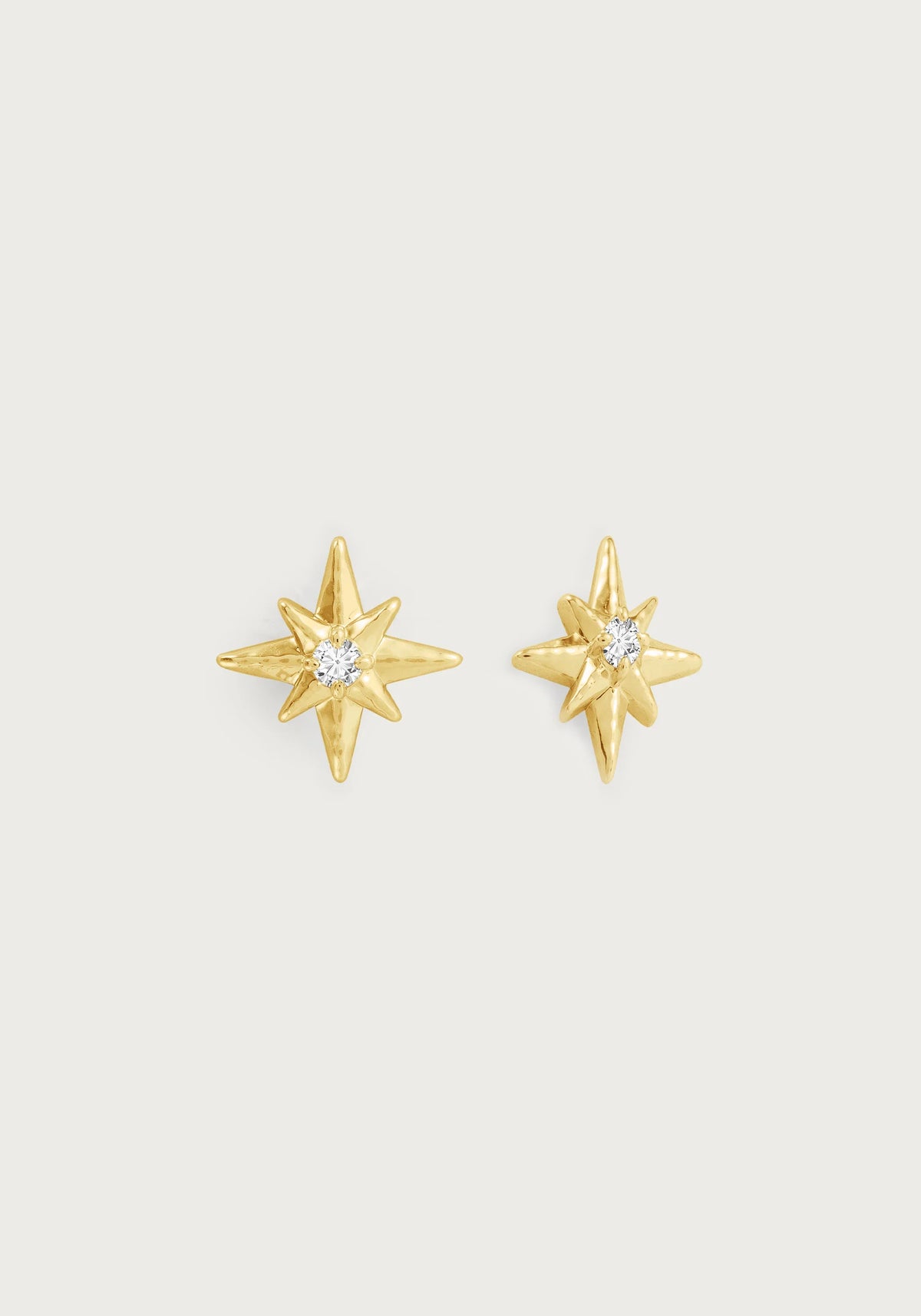 Celeste Stud Earrings, White
