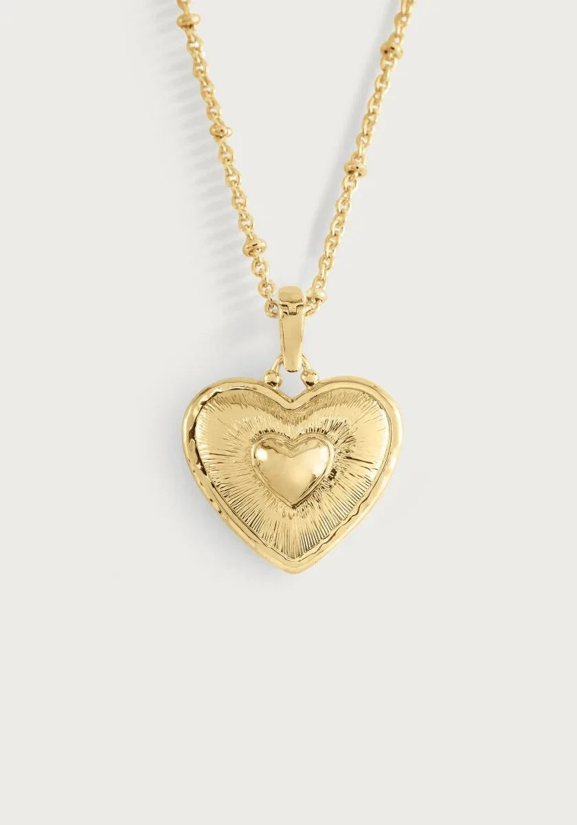 Heart Radiant Gold Charm - Anabel Aram