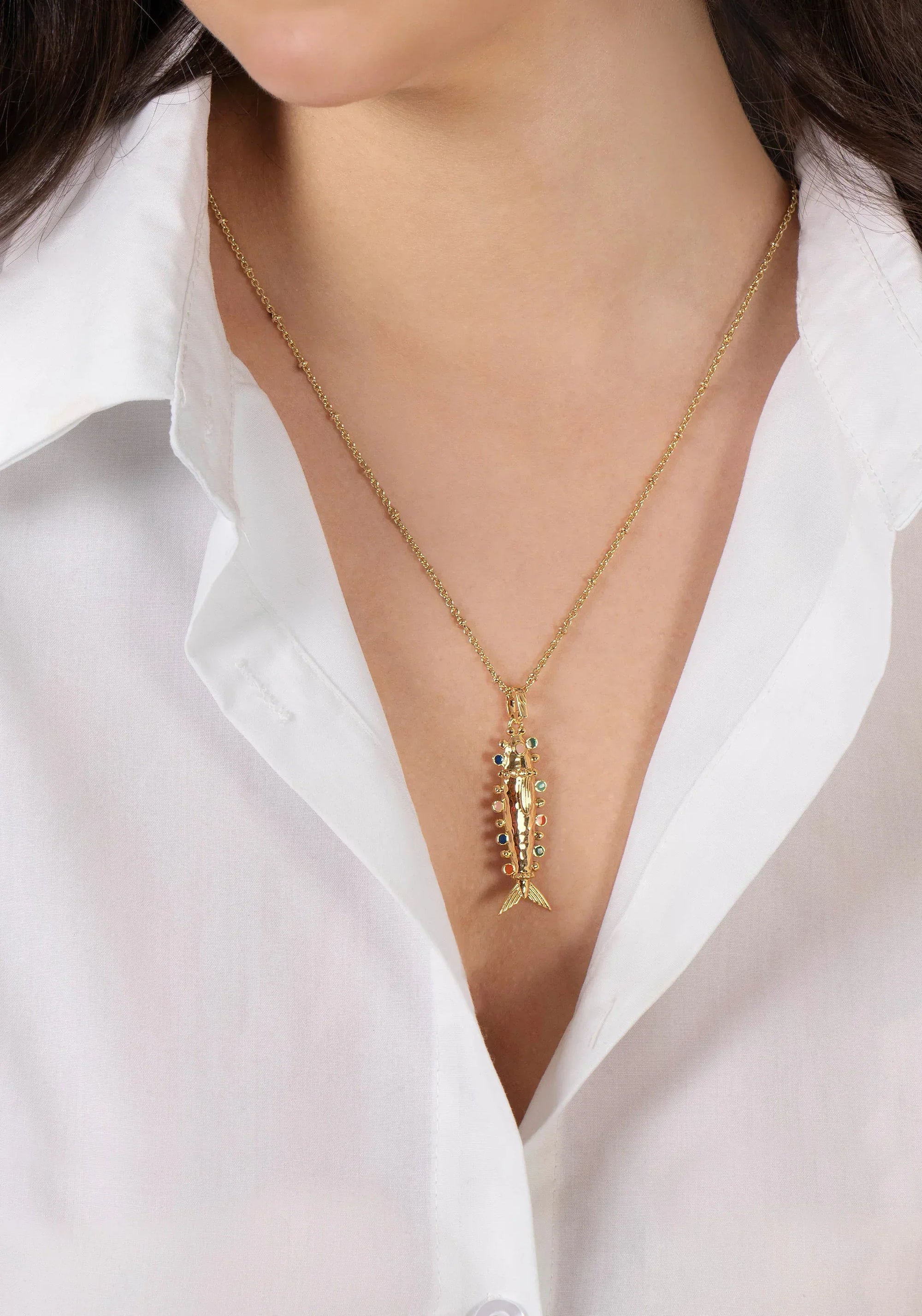 Milos Fish Charm, Medium