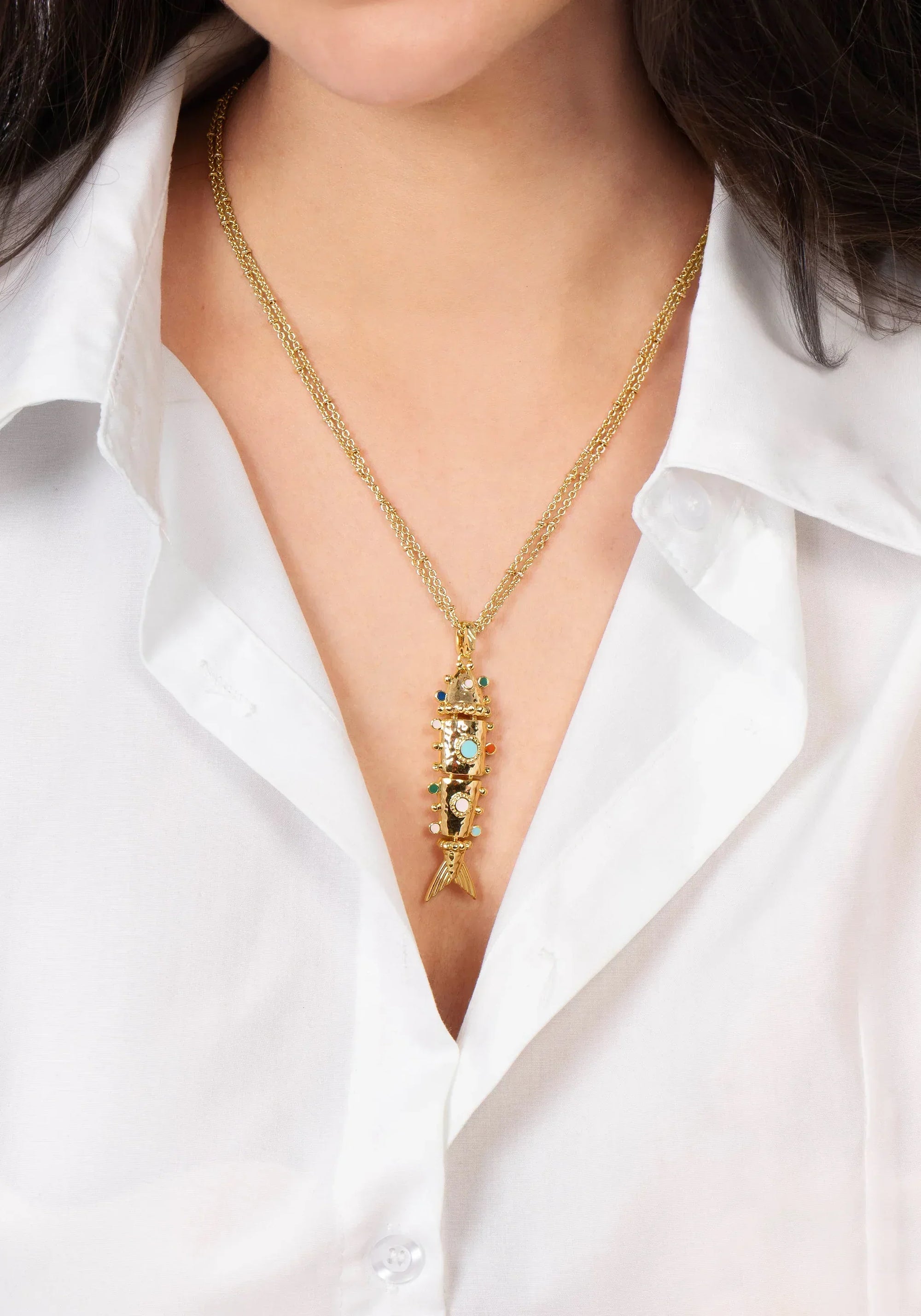 Milos Fish Charm, Large